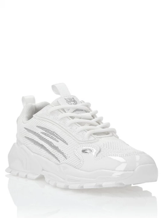 Foto van product Plein Sport Sneakers zilver / wit