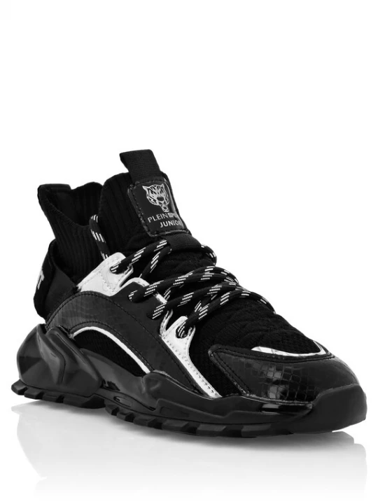 Foto van product Plein Sport Sneakers zwart / wit