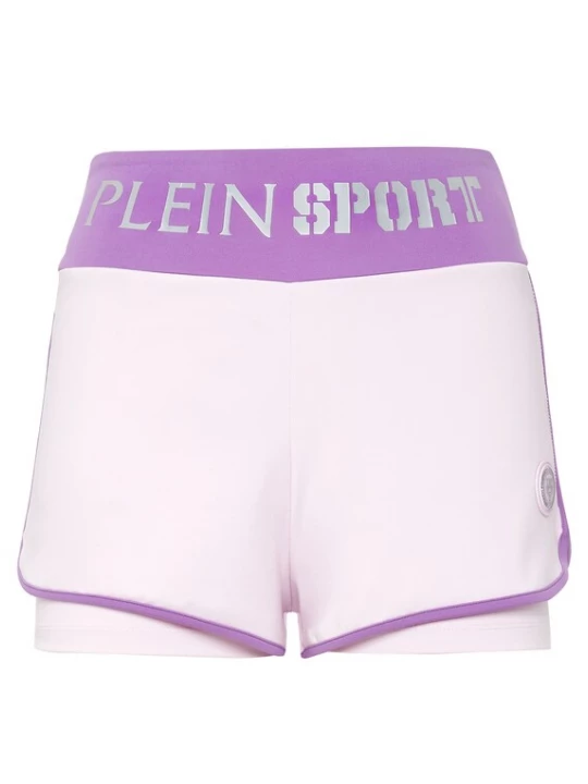 Foto van product Plein Sport Sportbroek grijs / lila / pastellila