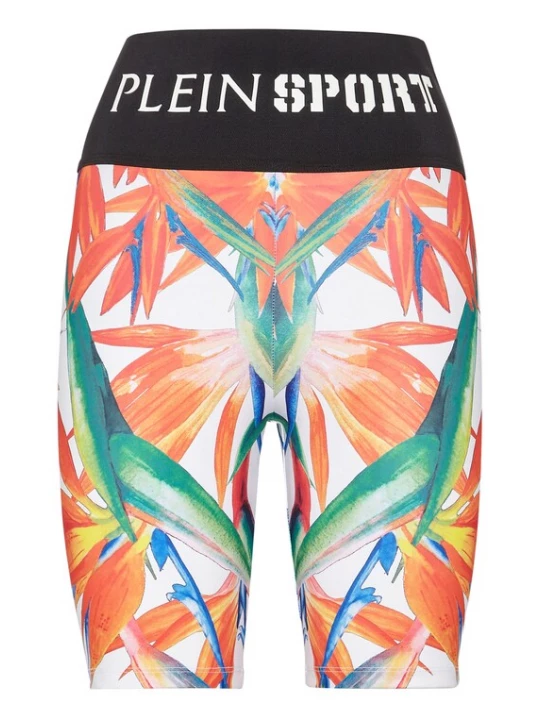 Foto van product Plein Sport Sportbroek smaragd / knalrood / zwart / wit