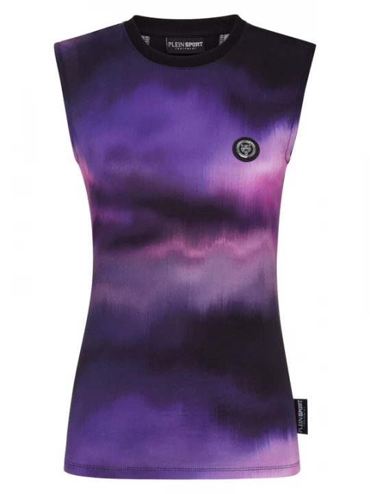 Foto van product Plein Sport Sporttop aubergine / orchidee / donkerlila / zwart