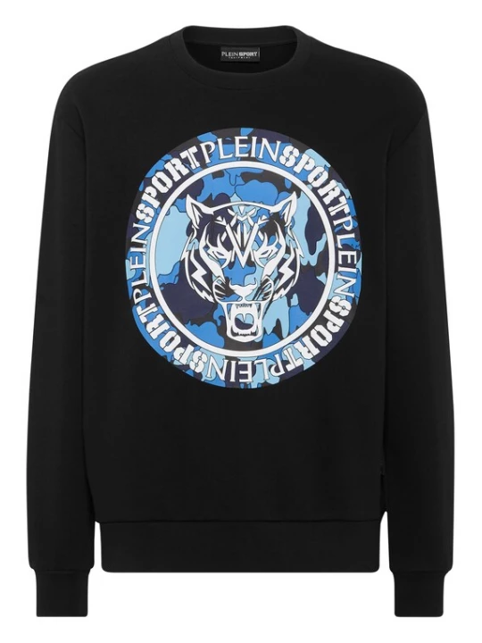 Foto van product Plein Sport Sweatshirt 'Carbon Tiger' blauw / zwart / wit