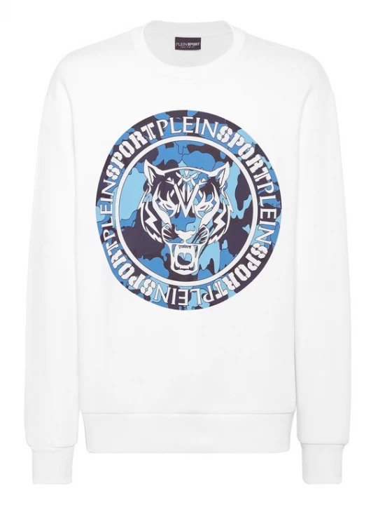 Foto van product Plein Sport Sweatshirt 'Carbon Tiger' marine / azuur / lichtblauw / wit