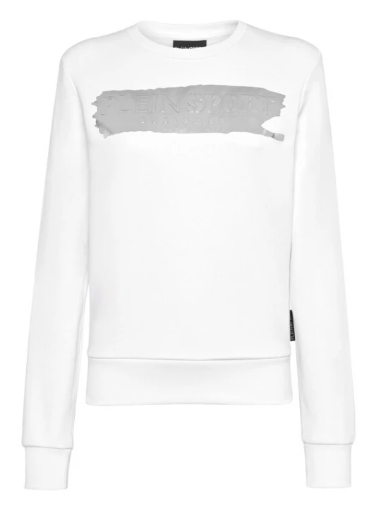 Foto van product Plein Sport Sweatshirt grijs / wit