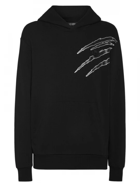 Foto van product Plein Sport Sweatshirt 'Scratch' zwart / zilver