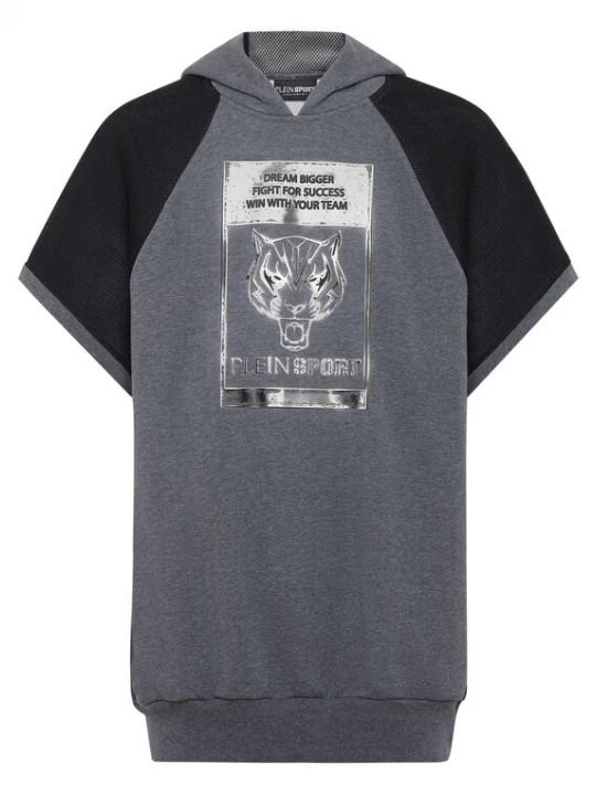 Foto van product Plein Sport Sweatshirt 'Tiger' donkergrijs / zwart / wit