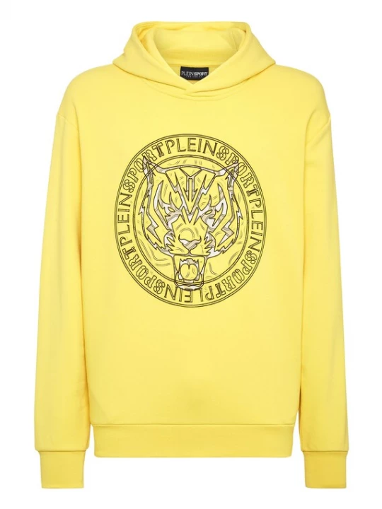 Foto van product Plein Sport Sweatshirt 'Tiger' geel / grijs / zwart