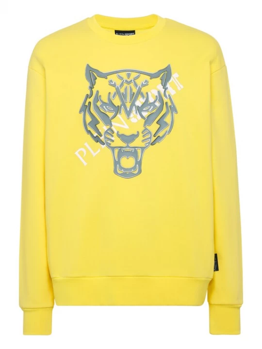 Foto van product Plein Sport Sweatshirt 'Tiger' geel / zilver