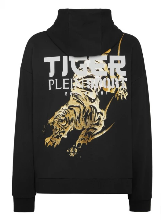 Foto van product Plein Sport Sweatshirt 'Tiger Tokyo' goudgeel / zwart / wit