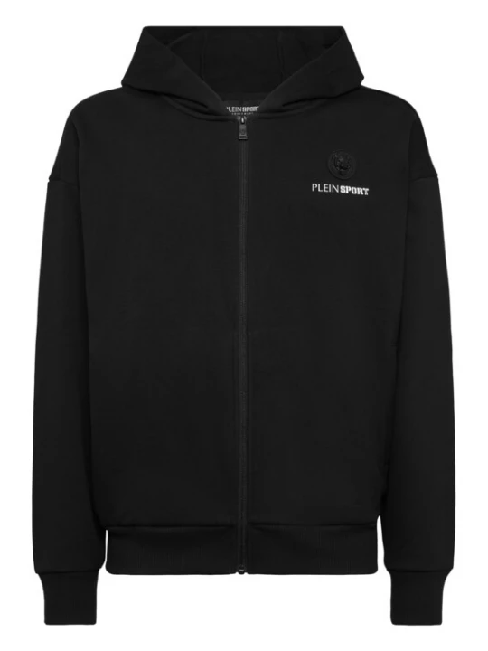 Foto van product Plein Sport Sweatvest 'Scratch' zwart / wit