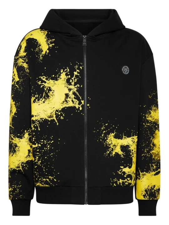 Foto van product Plein Sport Sweatvest 'Splash' zwart