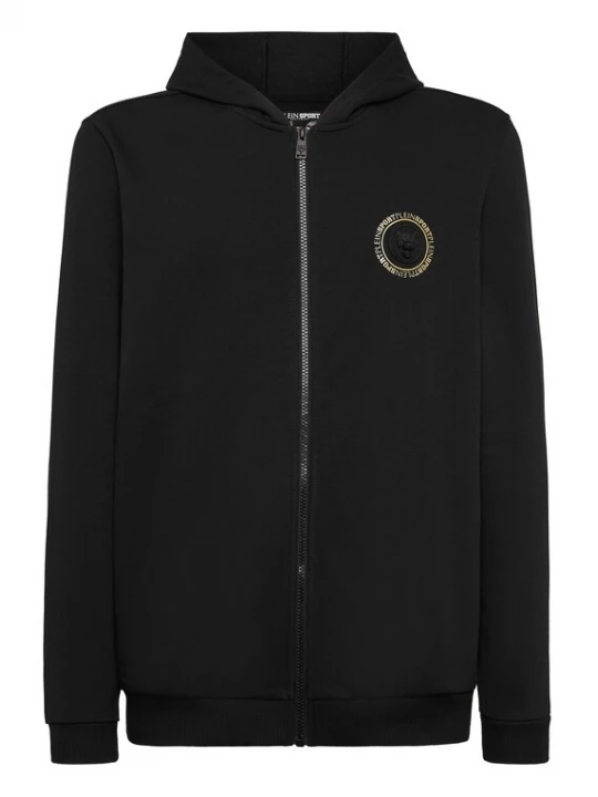 Foto van product Plein Sport Sweatvest 'Tiger' goudgeel / zwart