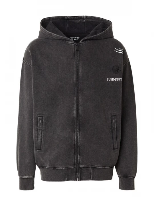 Foto van product Plein Sport Sweatvest zwart / wit