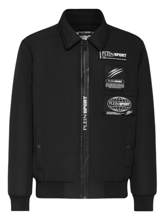 Foto van product Plein Sport Tussenjas 'Global Express Edition' zwart / offwhite