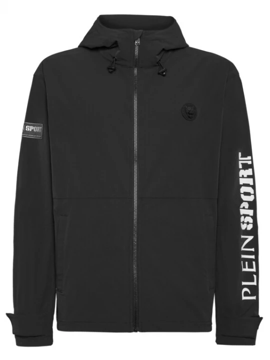 Foto van product Plein Sport Tussenjas 'Scratch' zwart / wit