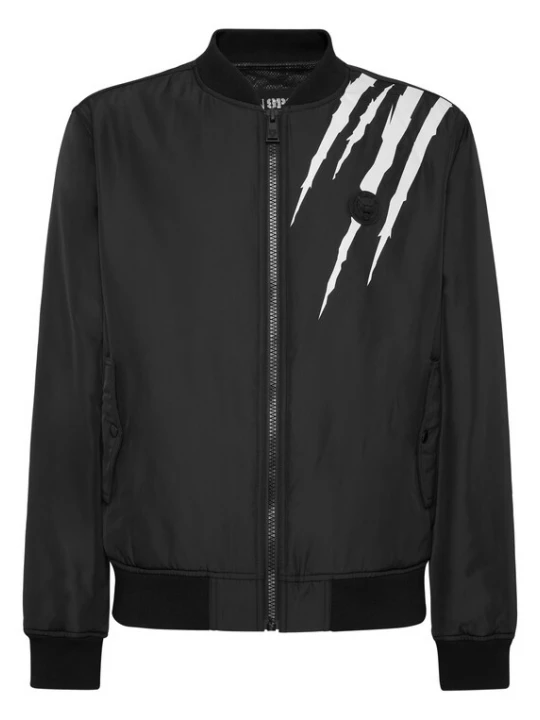 Foto van product Plein Sport Tussenjas 'Scratch' zwart / wit
