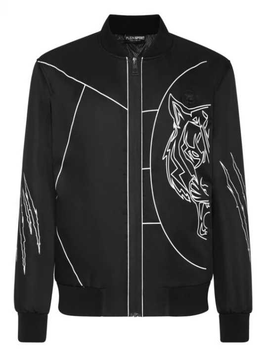 Foto van product Plein Sport Tussenjas 'Tiger' zwart / wit