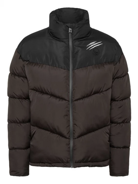 Foto van product Plein Sport Winterjas bruin / zwart / wit