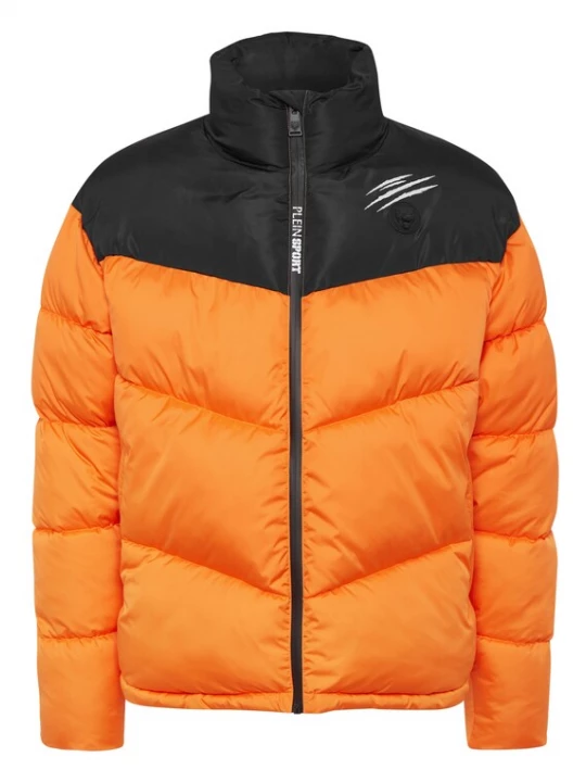 Foto van product Plein Sport Winterjas oranje / zwart