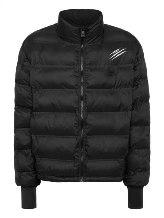 Foto van product Plein Sport Winterjas 'Scratch' zwart / wit