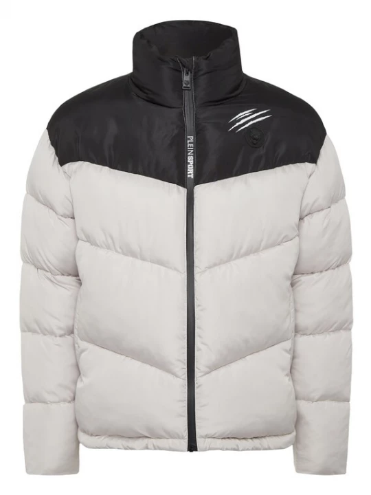 Foto van product Plein Sport Winterjas taupe / zwart