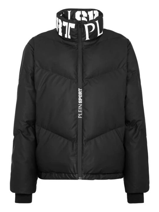 Foto van product Plein Sport Winterjas 'Tiger' zwart / wit