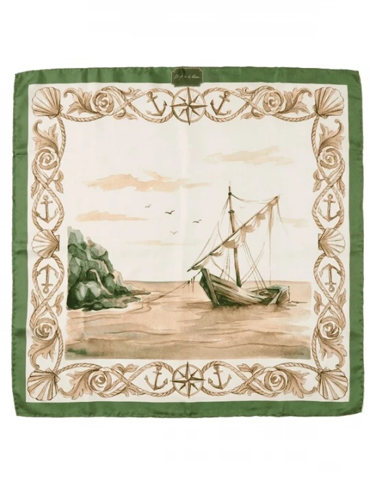 Foto van product PLIEGO DE LA ROSA Strandlaken 'ARCHIVE 1996' groen