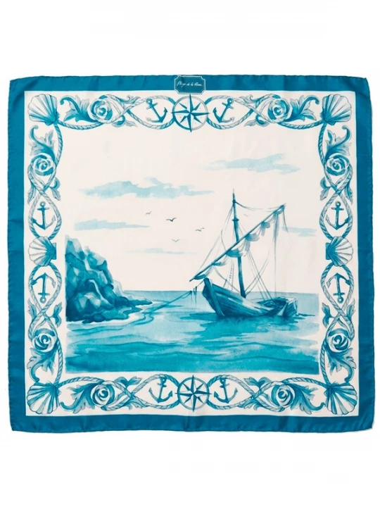 Foto van product PLIEGO DE LA ROSA Strandlaken 'ARCHIVE 1996' kobaltblauw