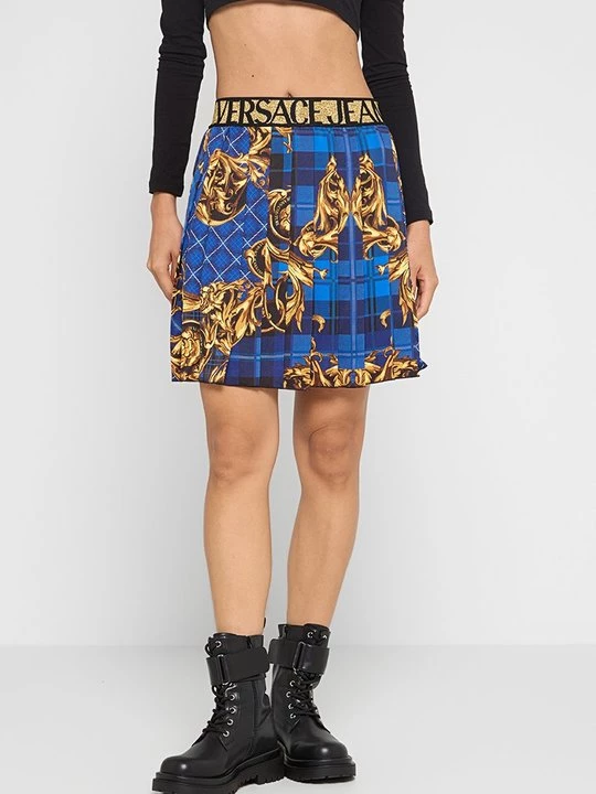 Foto van product Plooirok Versace Jeans Couture koningsblauw
