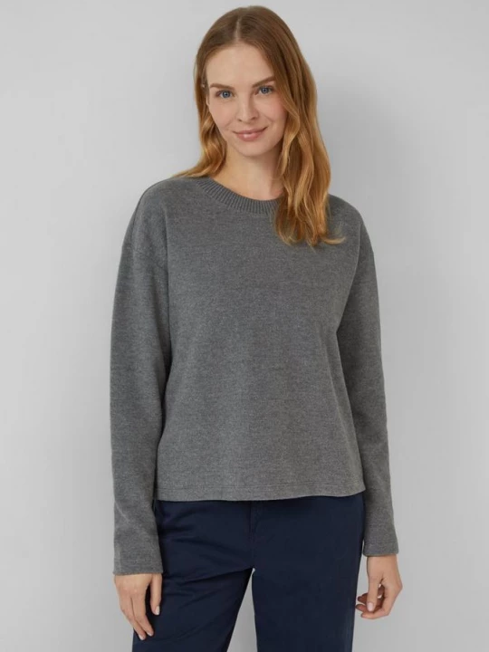Foto van product Pluizig sweatshirt s.Oliver grijs