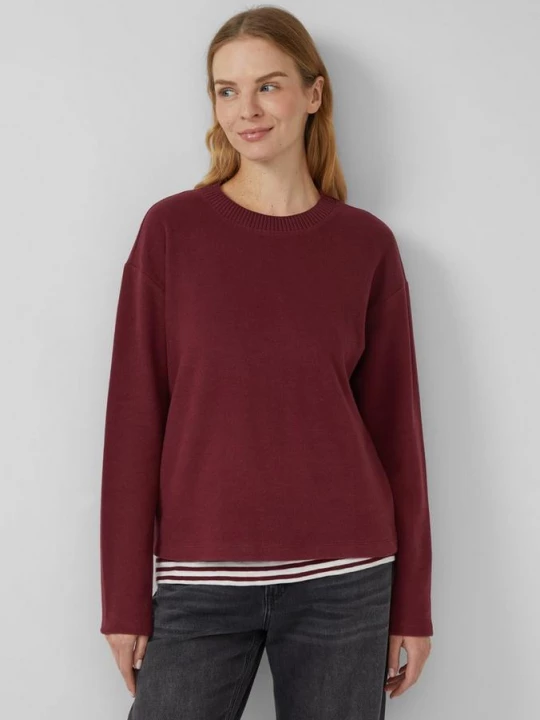 Foto van product Pluizig sweatshirt s.Oliver rood