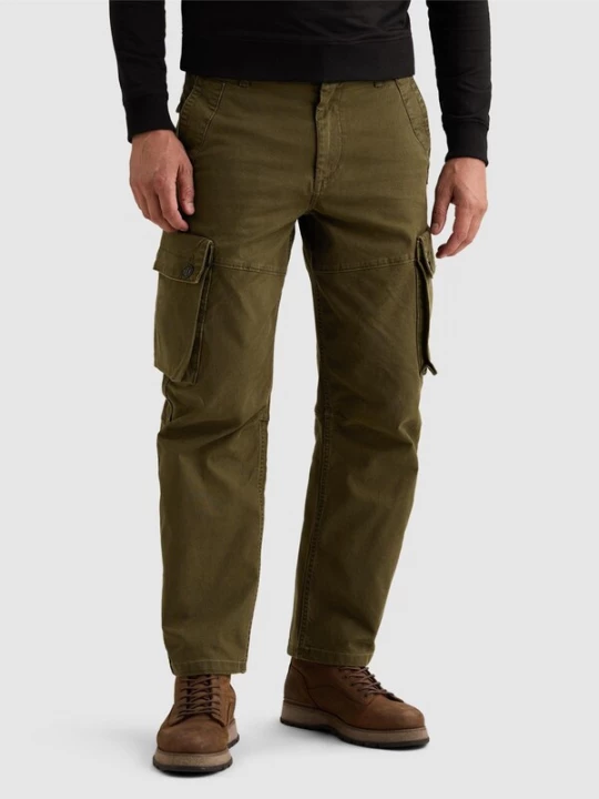 Foto van product PME Legend Broek 'Forhawk loose fit cargo pants' olijfgroen
