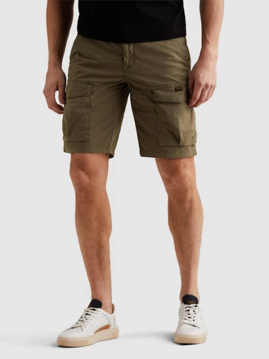 Foto van product PME Legend Broek 'Hawkdown relaxed fit shorts' donkergroen