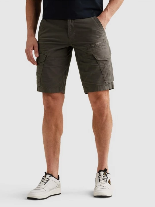Foto van product PME Legend Broek 'Nordrop regular fit cargo shorts' antraciet