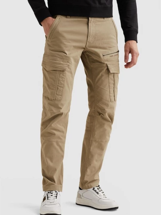 Foto van product PME Legend Broek 'Nordrop relaxed fit cargo pants' beige