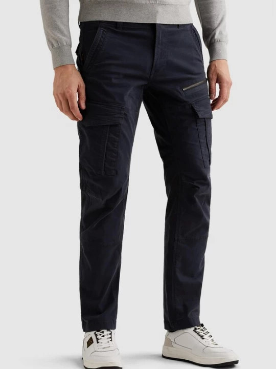Foto van product PME Legend Broek 'Nordrop relaxed fit cargo pants' donkerblauw