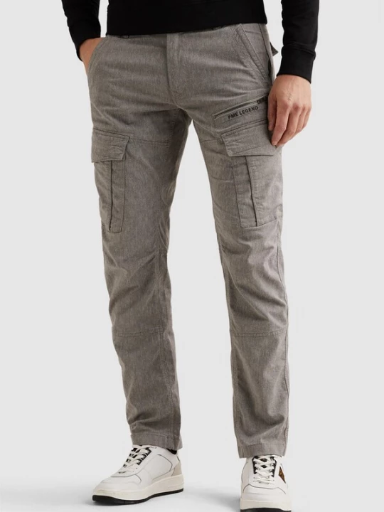 Foto van product PME Legend Broek 'Nordrop relaxed fit cargo pants' grijs