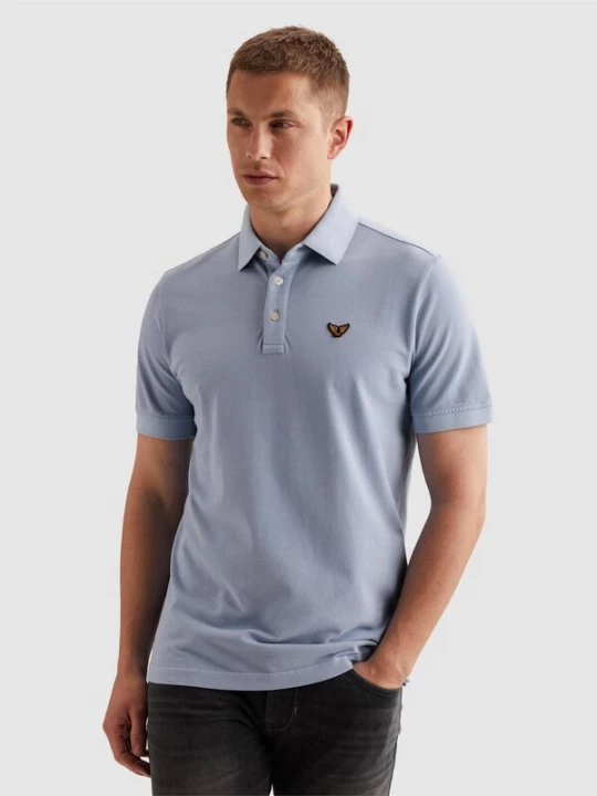 Foto van product PME Legend Shirt 'Polo shirt with tailwing logo and garment-dye wash' sering