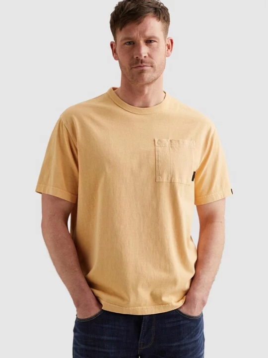 Foto van product PME Legend Shirt 'Relaxed fit T-shirt with chest pocket' oranje