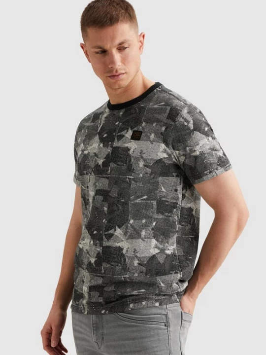 Foto van product PME Legend Shirt 'T-shirt in jersey with allover print' wit