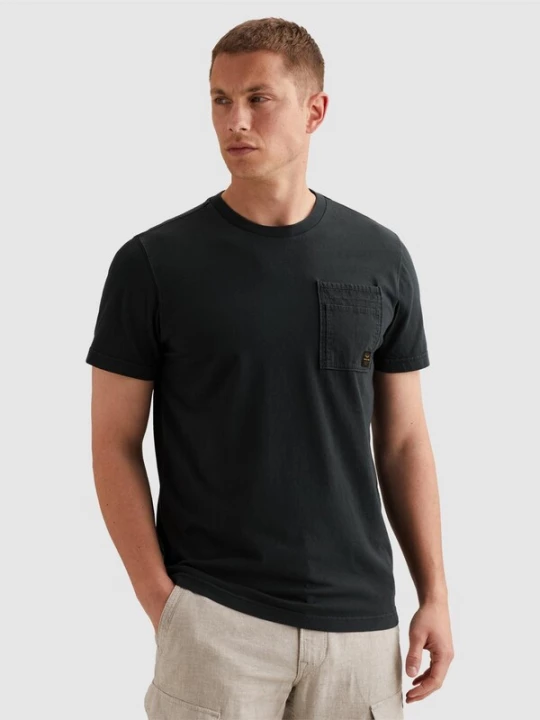 Foto van product PME Legend Shirt 'T-shirt with cargo chest pocket' zwart