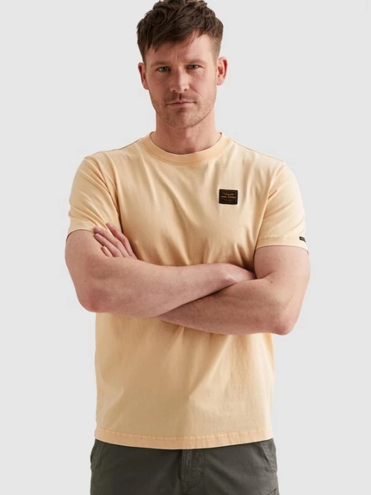 Foto van product PME Legend Shirt 'T-shirt with garment-dye wash' oranje