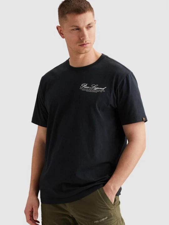 Foto van product PME Legend Shirt 'T-shirt with large back artwork' donkerblauw