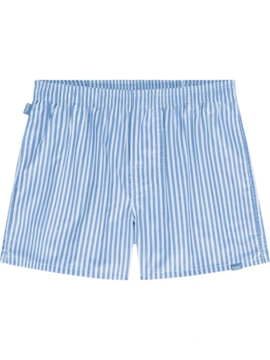 Foto van product Pockies Boxershorts blauw / bourgogne / wit