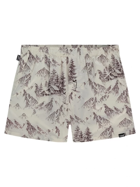 Foto van product Pockies Boxershorts donkerbruin / grijs