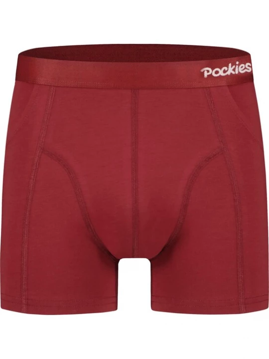 Foto van product Pockies Boxershorts donkerrood