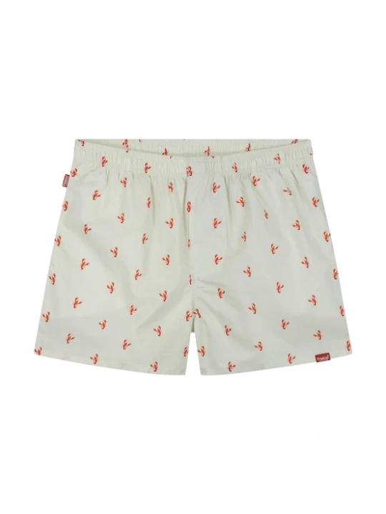 Foto van product Pockies Boxershorts 'Lobster' rood / wolwit