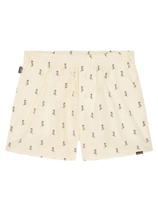 Foto van product Pockies Boxershorts 'Ski Man' offwhite