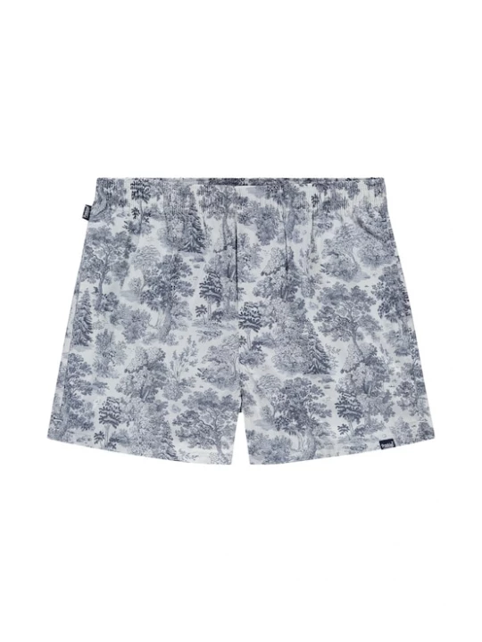 Foto van product Pockies Boxershorts smoky blue / duifblauw / offwhite