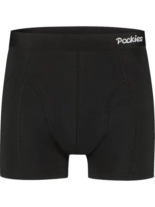 Foto van product Pockies Boxershorts zwart / wit